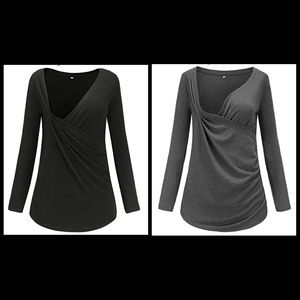 Long Sleeve Nursing Tops